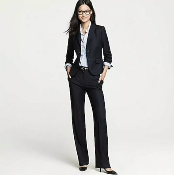 J. Crew Jackets & Blazers - J. Crew Super 120s Black Wool Blazer Jacket Career